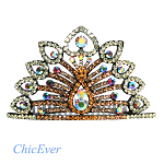 Krone Strass 8667 - orange/gelb Krone Strass 8667 - orange/gelb
